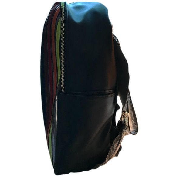 NWT $88 Betsey Johnson | Spotted In Stripes | Rainbow Backpack - Picture 5 of 15